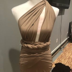 White fox boutique multi way wrap dress